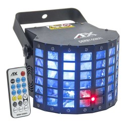 PROJETOR LUZ 1LED RGBW 30W 2LASER DMX MIC AFX