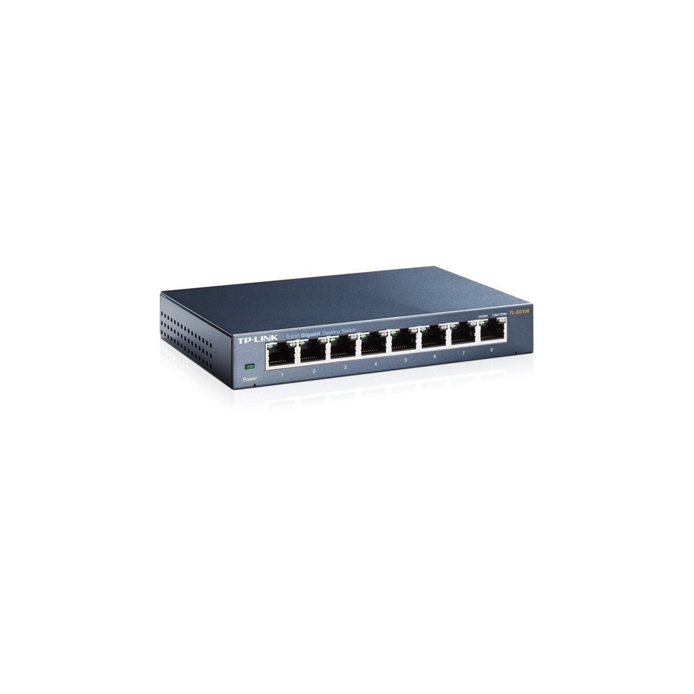TP-LINK TL-SG108 SWITCH GIGABIT 8 PORTAS TP-LINK TL-SG108 SWITCH GIGABIT 8 PORTAS