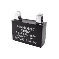 CONDENSADORES  1.5MF/450V CX.RETANGULAR