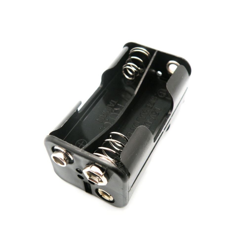 SUPORTE 4 PILHAS LR6 AA C/TERMINAL PARA PILHA 9V