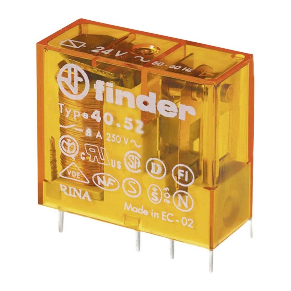 RELE FINDER 12V AC 8A 2 INV.
