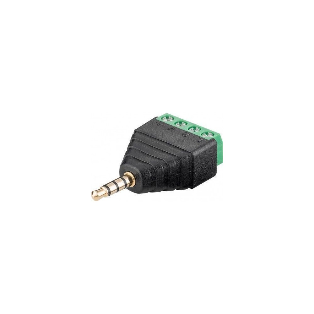 FICHA JACK 3.5 MACHO STEREO 4PINOS LIGACAO 4 PARAFUSOS FICHA JACK 3.5 MACHO STEREO 4PINOS LIGACAO 4 PARAFUSOS