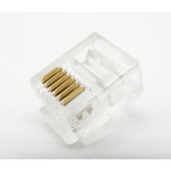FICHA MACHO 6P RJ12 PARA TELEFONE