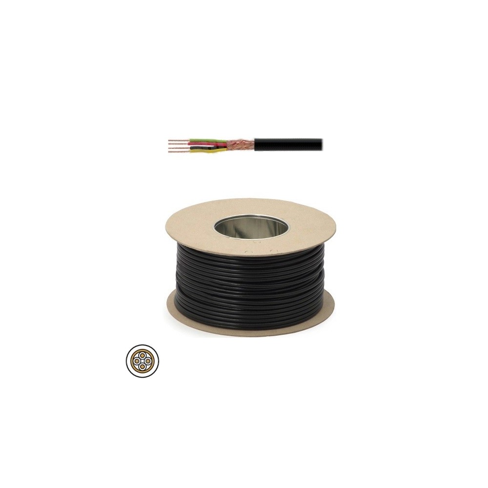 CABO INF. BLINDADO 4x0.22mm + MALHA (METRO)