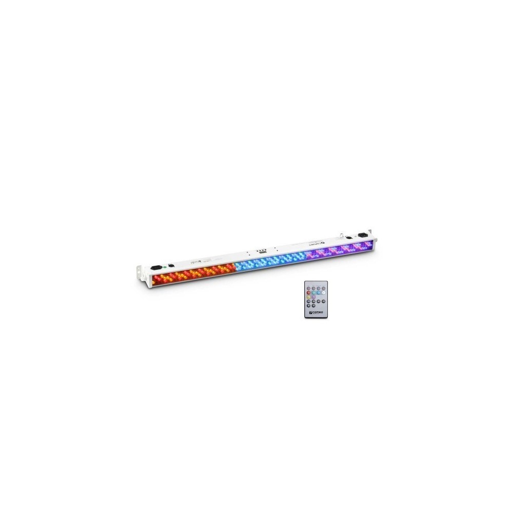 BARRA LEDS RGB IR BRANCA C/ COMANDO CAMEO
