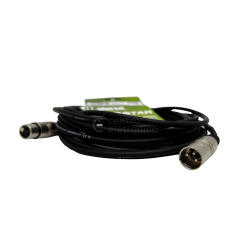 EXTENSAO XLR FÊMEA / XLR MACHO P/ MICROFONE 6MTS