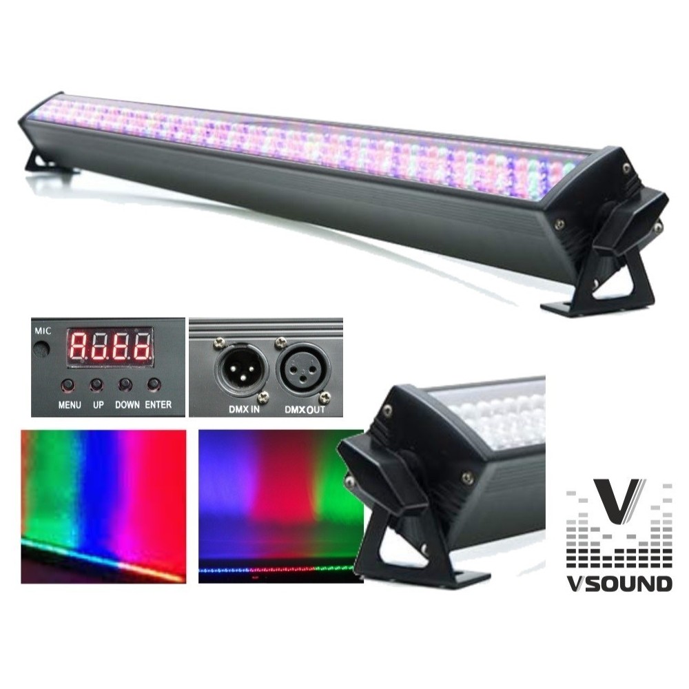 BARRA LEDS RGB ALTO BRILHO DMX KAM BARRA LEDS RGB ALTO BRILHO DMX KAM