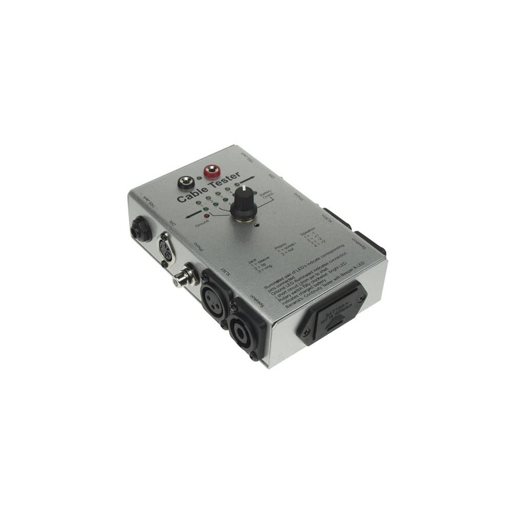 TESTADOR CABOS AUDIO