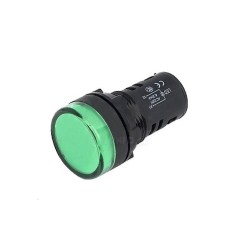 PILOTO REDONDO DE PAINEL 24V 29mm VERDE
