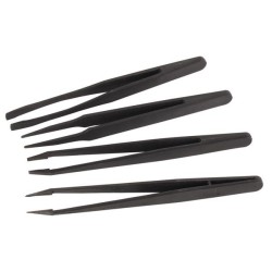 CONJUNTO 4 PINÇAS ANTIESTATICAS