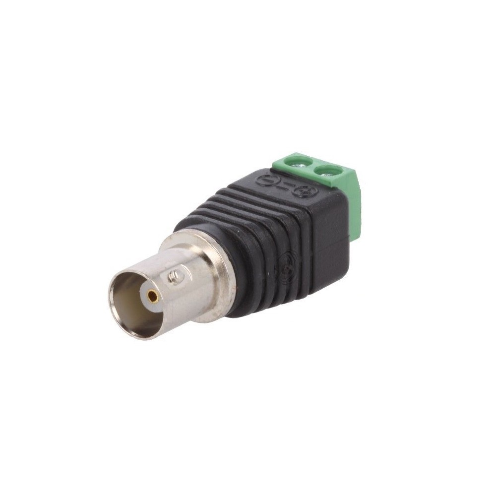 FICHA ADAPTADOR BNC FEMEA / FICHA 2 PARAFUSOS FICHA ADAPTADOR BNC FEMEA / FICHA 2 PARAFUSOS
