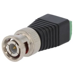 FICHA ADAPTADOR BNC MACHO / FICHA 2 PARAFUSOS