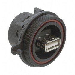 TOMADA USB A + FICHA 4 PINOS FEMEA C/ROSCA EXTERIOR IP68