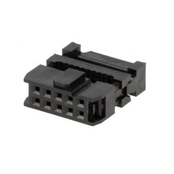 FICHA IDC FEMEA 10P PARA FLAT CABLE 10P 2mm ENTRE PINOS