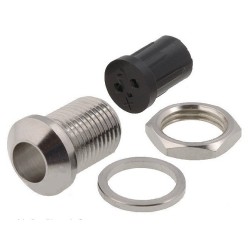 SUPORTE LED 5mm CROMADO