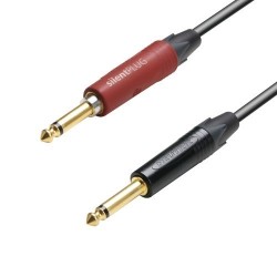 CABO INSTRUMENTOS JACK 6,3mm MONO MACHO MACHO 6MTS NEUTRIK