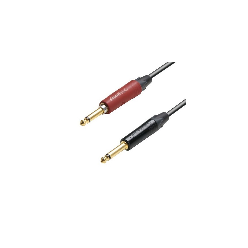 CABO INSTRUMENTOS JACK 6,3mm MONO MACHO MACHO 6MTS NEUTRIK