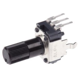 POTENCIOMETRO MINIATURA AXIAL 10K VEIO 6mm C.I.