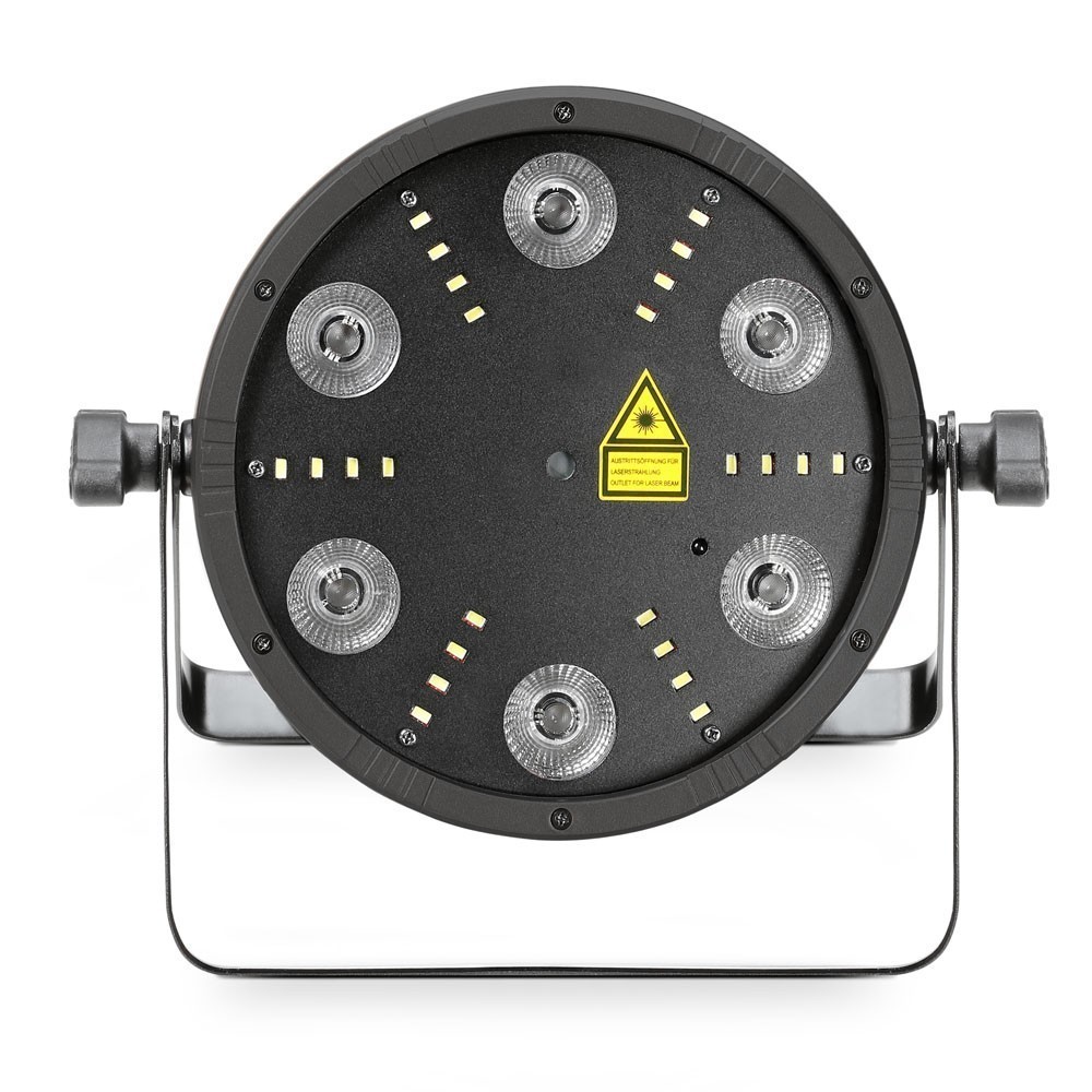 FLAT STORM PAR 3 IN 1 COM LASER E STROB CAMEO