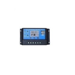 REGULADOR PAINEL FOTOVOLTAICO 20A 12/24V 2XUSB