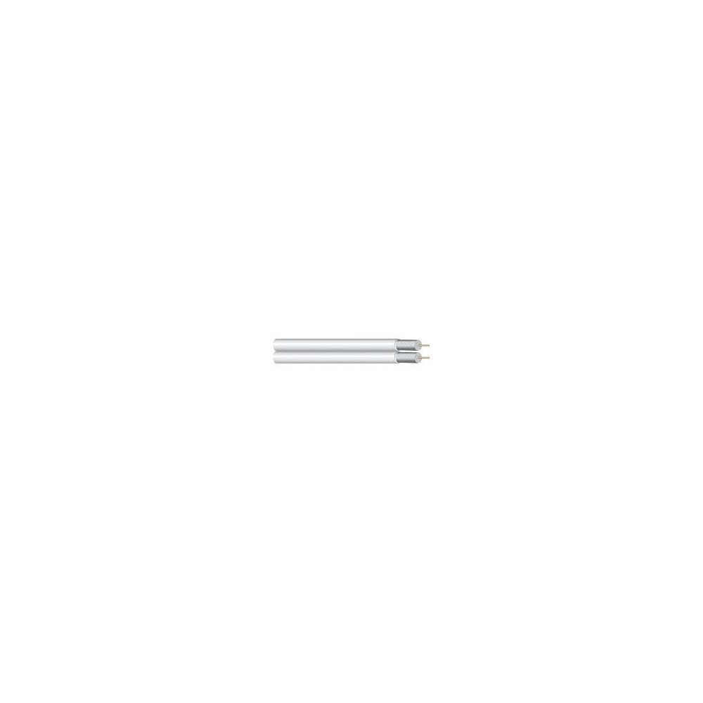 CABO COAXIAL DUPLO 75 Ohms Diam. 2X6mm CABO COAXIAL DUPLO 75 Ohms Diam. 2X6mm