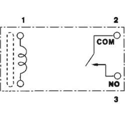 RELE ELETROMAGNETICO SPST-NO 24VDC 5A/250VA