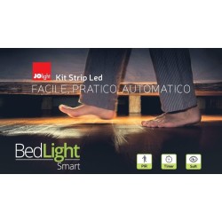 KIT 2 FITAS LED 3000K C/ SENSORES PIR E ALIMENTADOR