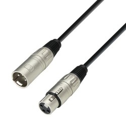 EXTENSAO MICROFONE XLR FEMEA / XLR MACHO 0.5MT