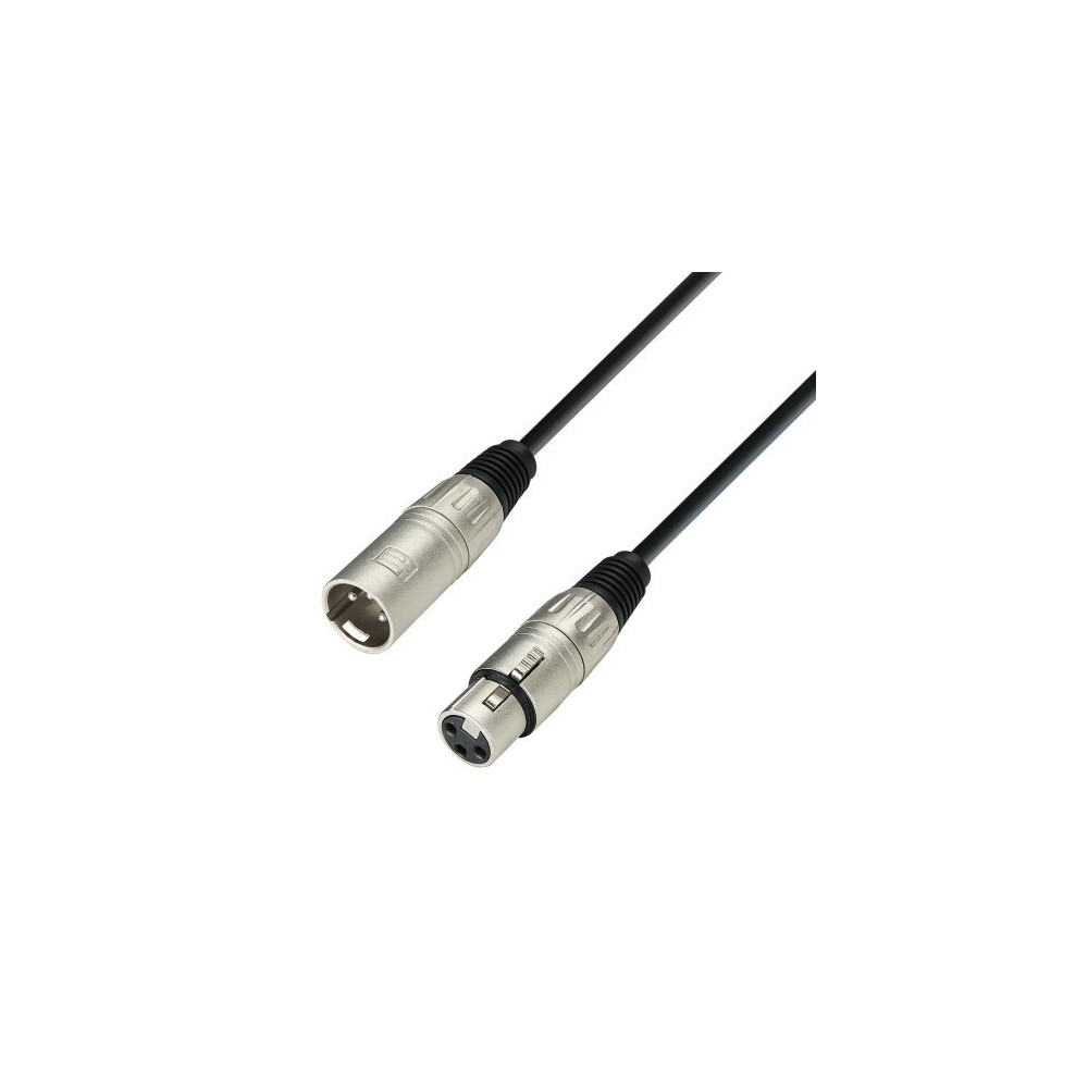 EXTENSAO MICROFONE XLR FEMEA / XLR MACHO 0.5MT