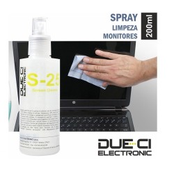 SPRAY LIMPEZA DE MONITORES LCD TFT PLASMA DUE-CI 200mL