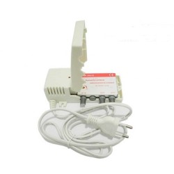 AMPLIFICADOR PARA VIVENDA 2 SAIDAS VHF-UHF