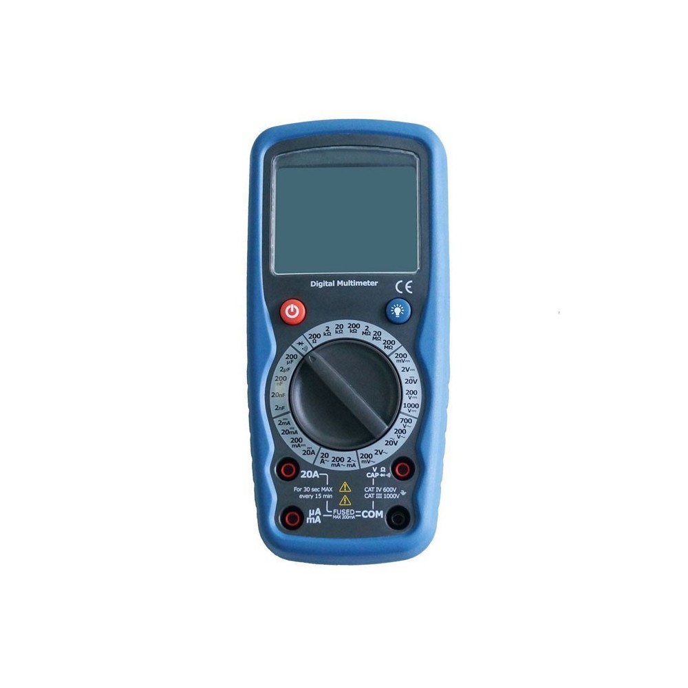 MULTIMETRO DIGITAL 1000VAC/DC 20AAC/DC CAT IV