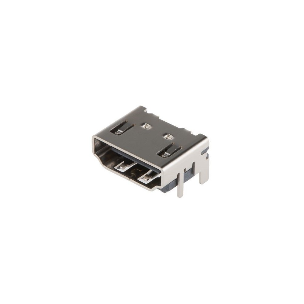 FICHA HDMI MACHO PCB HORIZONTAL