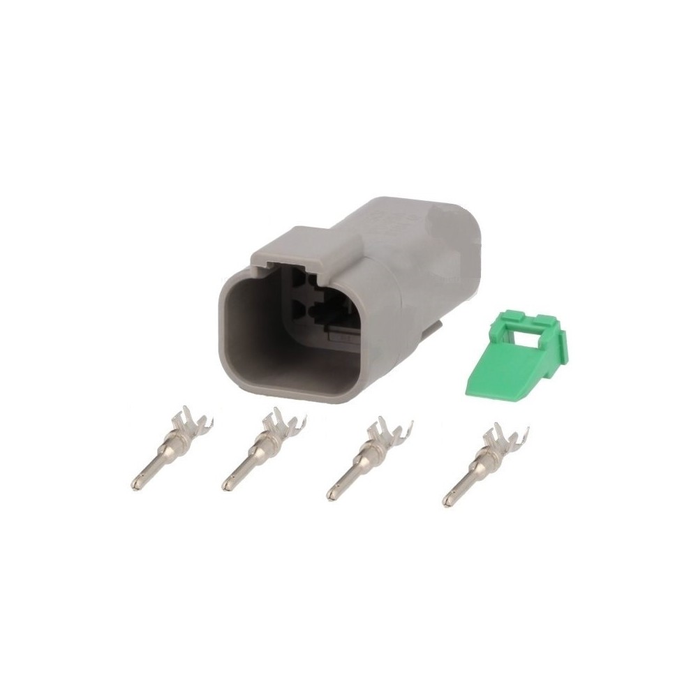 FICHA MACHO 16 P/CABO 0,75÷2mm2 DT04 4PINOS FICHA MACHO 16 P/CABO 0,75÷2mm2 DT04 4PINOS