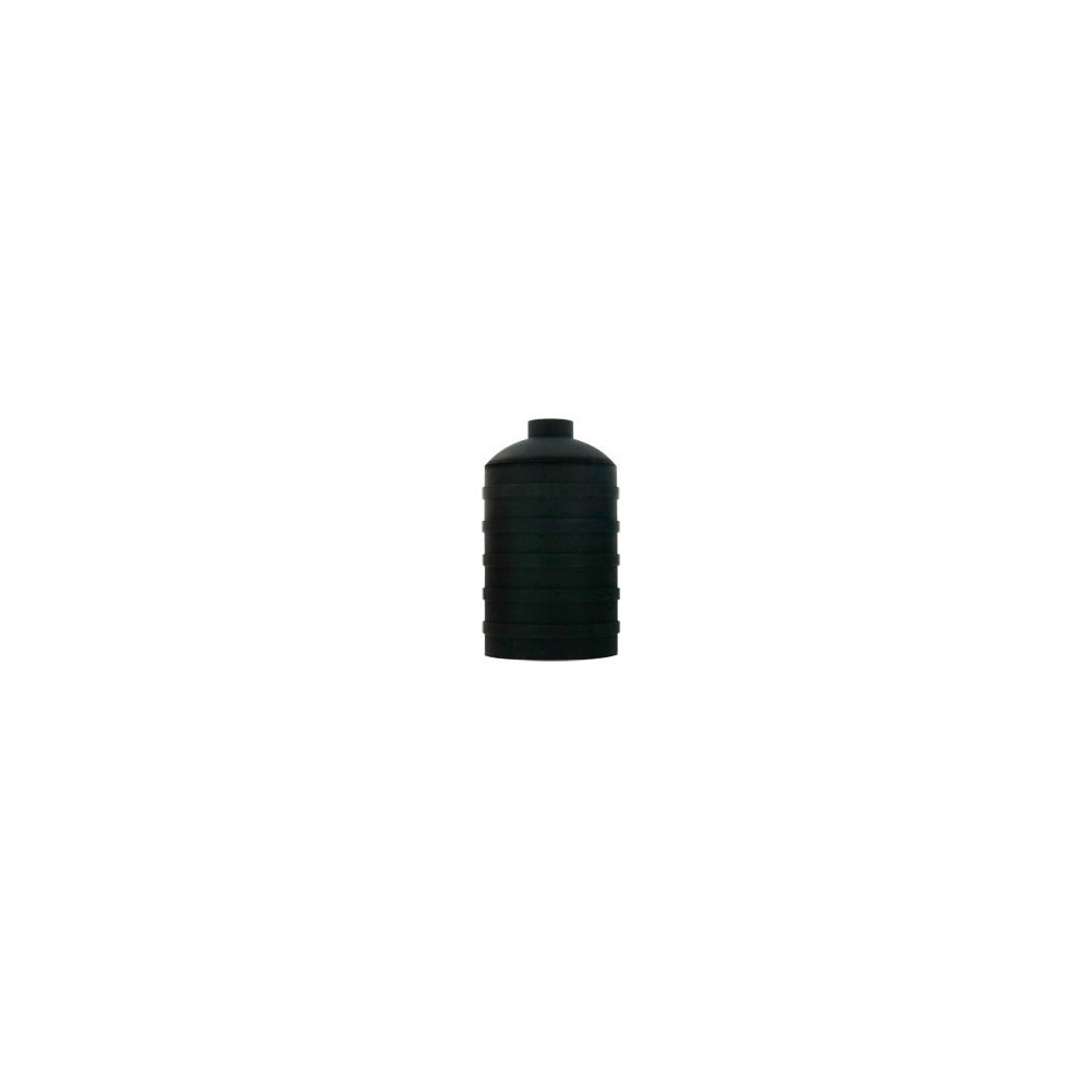 CASQUILHO E27 ACABAMENTO BORRACHA PRETO