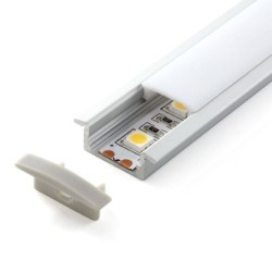 PERFIL ALUMINIO COM ALAS PARA ENCASTRAR 2MTS