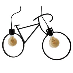CANDEEIRO TECTO 2 X E27 FORMATO BICICLETA