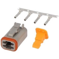 FICHA FEMEA 16 P/CABO 0.75...2mm2 DT06  4PINOS