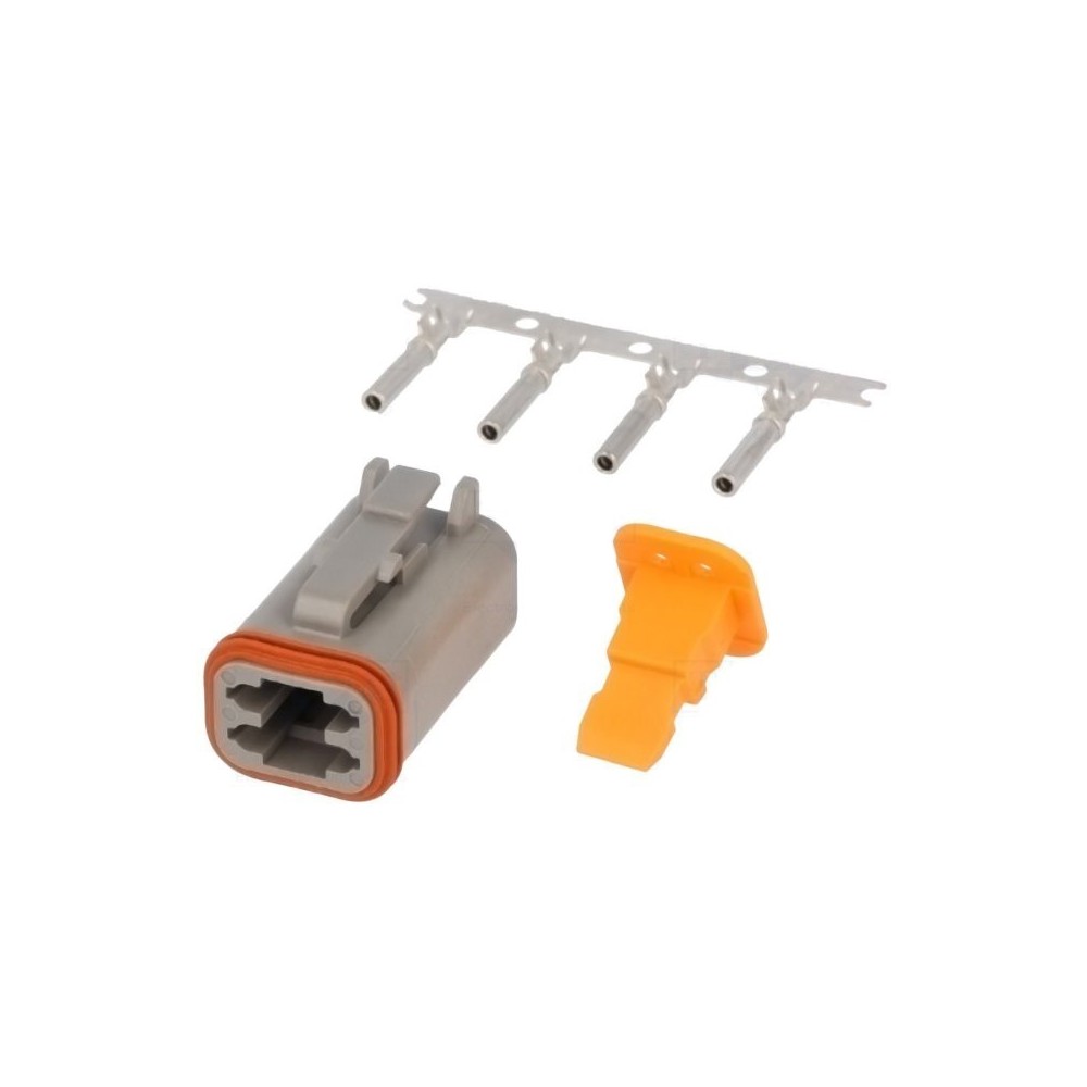 FICHA FEMEA 16 P/CABO 0.75...2mm2 DT06  4PINOS
