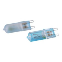 LAMPADA HALOGENIO CASQ.G-9 60W TRANSP/MATE