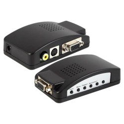 CONVERSOR VIDEO VGA + RCA + SVHS P/ VGA