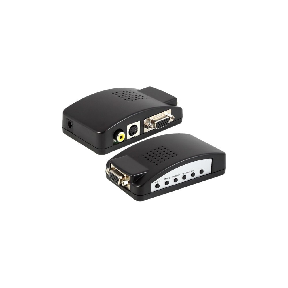 CONVERSOR VIDEO VGA + RCA + SVHS P/ VGA CONVERSOR VIDEO VGA + RCA + SVHS P/ VGA