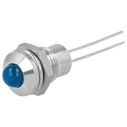 Led azul com suporte metal 8,2mm  IP40