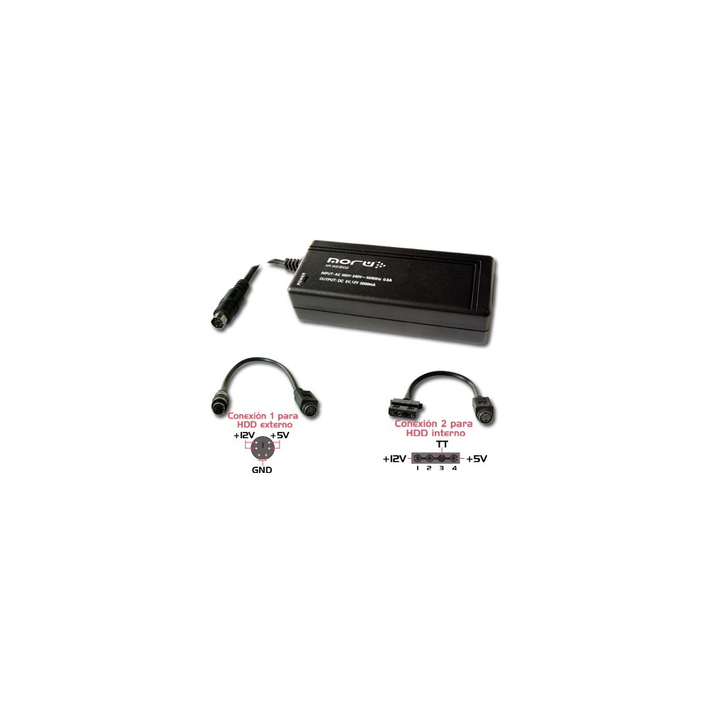 ALIMENTADOR PARA DISCOS DUROS INTERNOS / EXTERNOS 5V 2A ALIMENTADOR PARA DISCOS DUROS INTERNOS / EXTERNOS 5V 2A