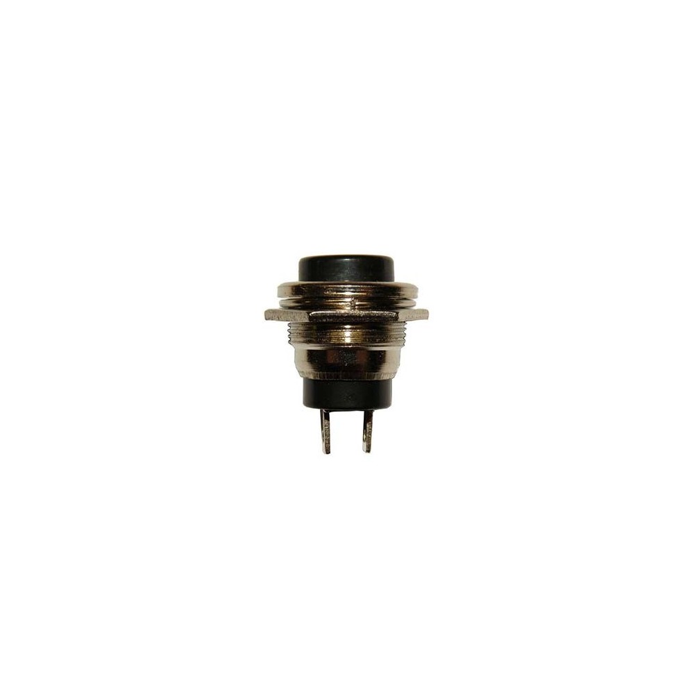 PULSADOR REDONDO NA OFF-(ON) Ø20mm 3A 125V PRETO