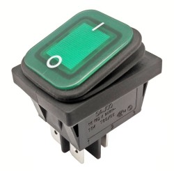 INTERRUPTOR ESTANQUE COM LUZ VERDE ON-OFF