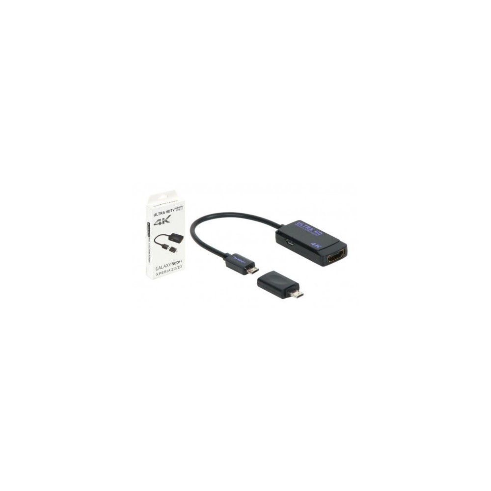 CONVERSOR MHL 3.0 P/HDMI FEMEA 4K 0.20M