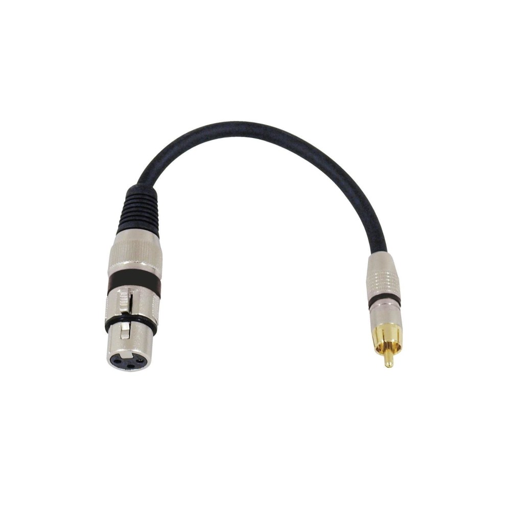 EXTENSAO XLR FEMEA / RCA MACHO 0.20MT