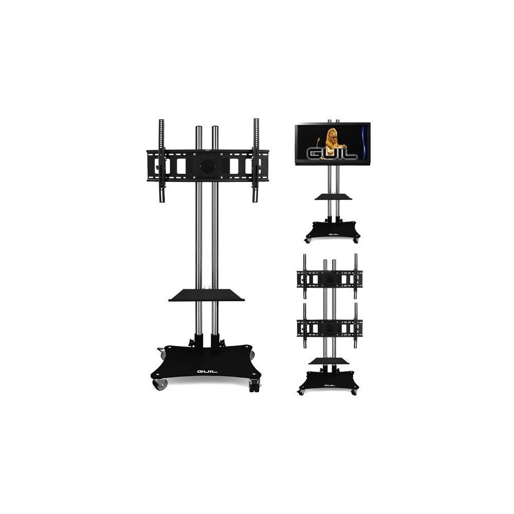 SUPORTE MOVEL LCD 32"-60" DUPLO MASTRO INOX