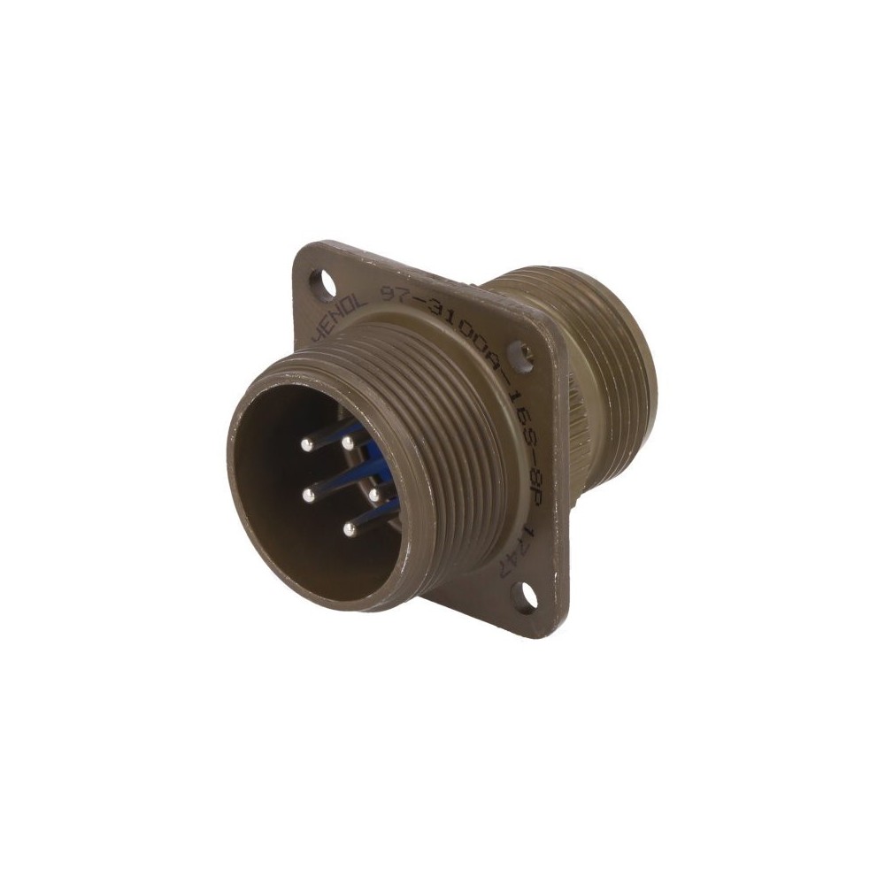 FICHA CIRCULAR MACHO 5 PINOS 13A SERIE 97 AMPHENOL